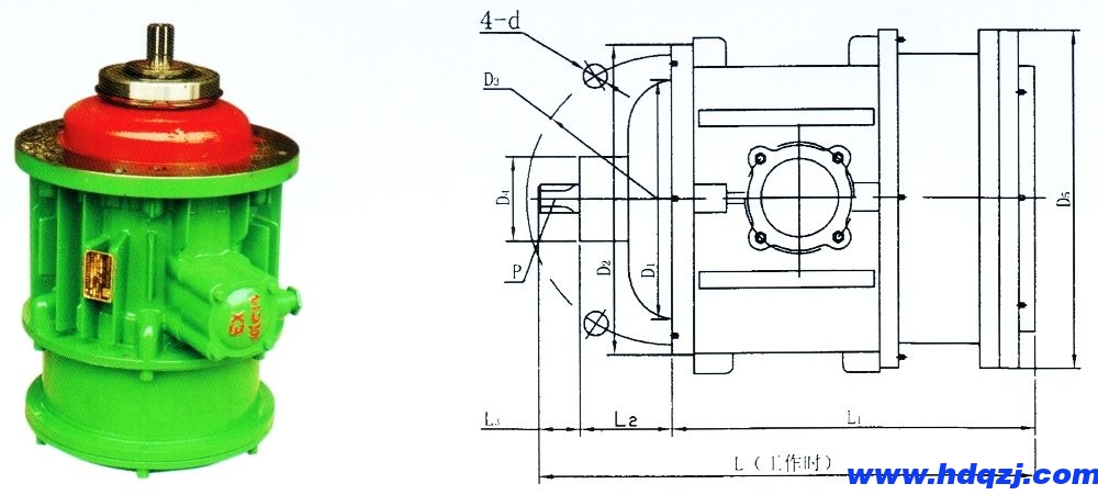 BZD系列防爆電動(dòng)葫蘆主起升電動(dòng)機(jī)圖片與外形尺寸圖.jpg