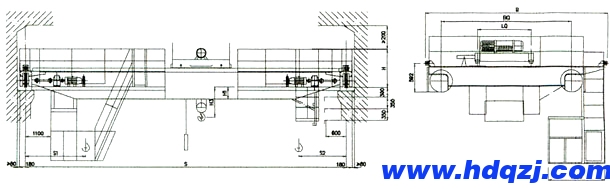 LH型16～20噸電動葫蘆雙梁橋式起重機(jī)