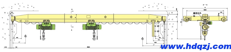 LDE型電動單梁起重機結(jié)構(gòu)圖