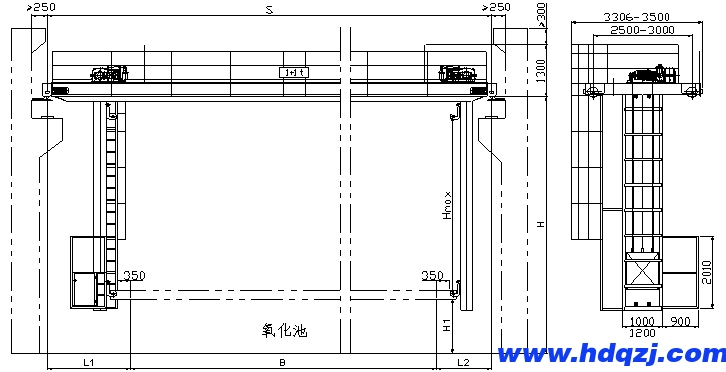 QESF鋁型材專用氧化起重機