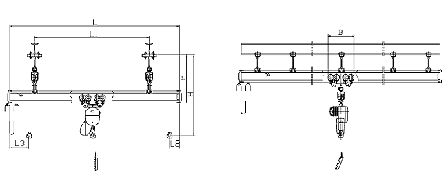 KBK流水線物料搬運(yùn)起重機(jī) 柔性組合自立起重機(jī)