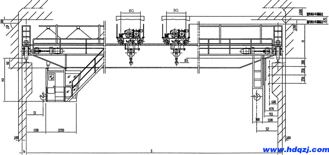 QE型雙梁橋式起重機(jī)